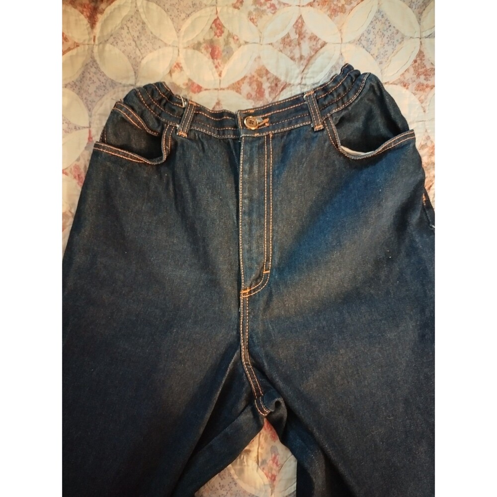 Vintage Gitano Women's Mom Jeans Highlight Stitching High Waist Size 14 - Picture 3 of 9